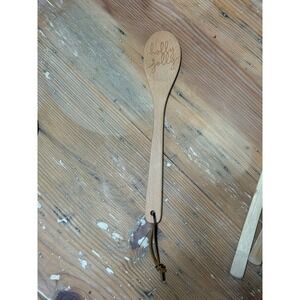 Holly Jolly Wooden Spoon Holiday Kitchen Decor Utensil